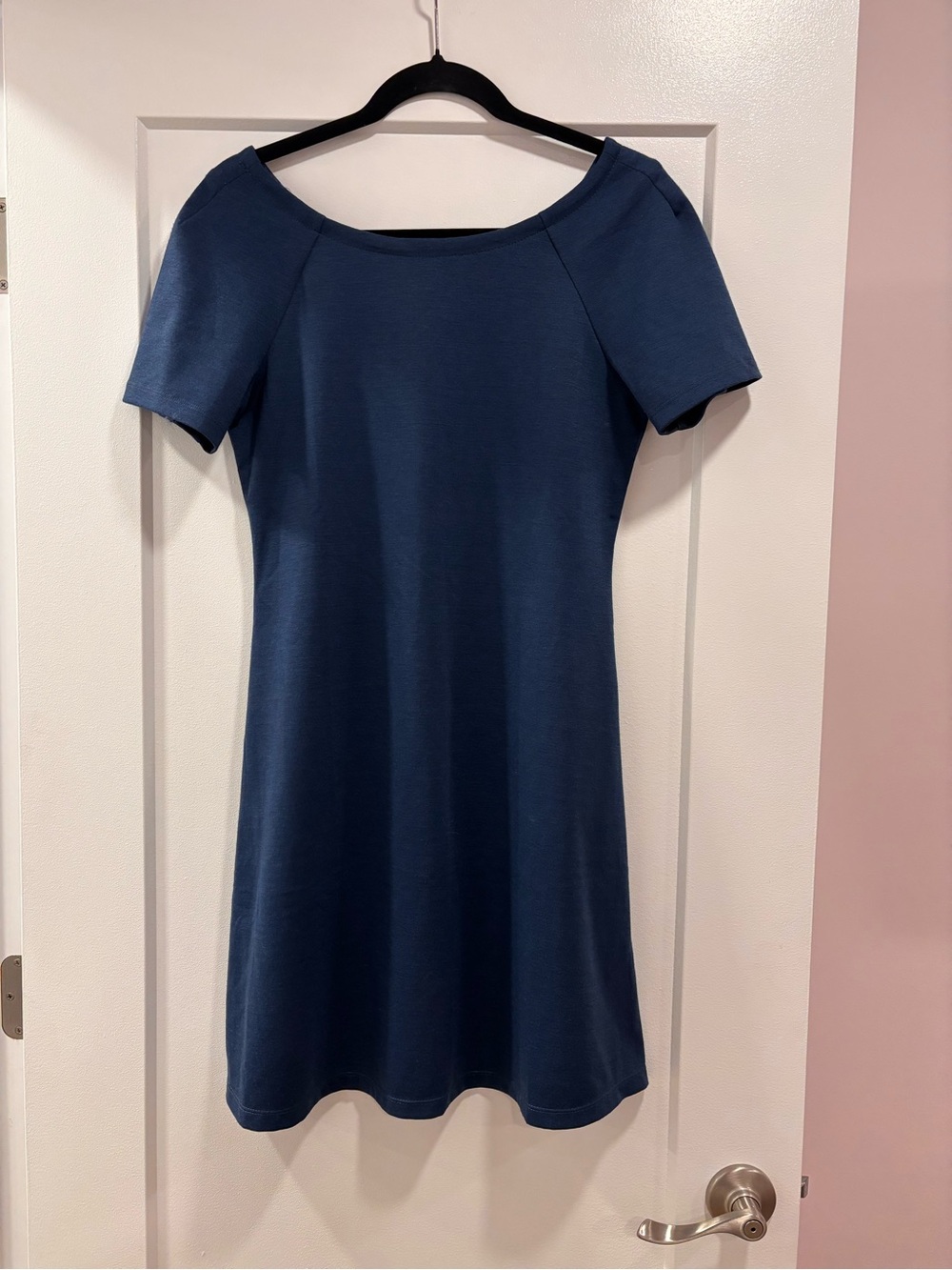 Philosophy Deep Blue Short-Sleeve Mini Dress